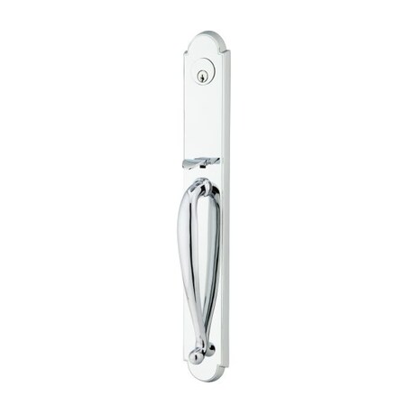 Emtek Bright Chrome Handleset, 4314STUUS26RH 4314STUUS26RH